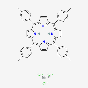 molecular formula C48H38Cl3MnN4 B12341767 Meso-tetratolylporphyrin-mn(iii)chloride 