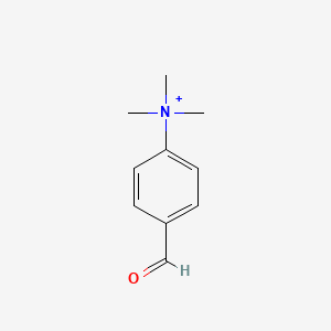 molecular formula C10H14NO+ B12341780 (4-Formylphenyl)-trimethyl-azanium 