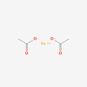 molecular formula C4H6FeO4 B012342 Iron(II) acetate CAS No. 3094-87-9