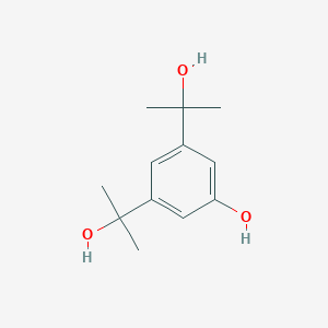 molecular formula C12H18O3 B123421 2,2'-(5-Hydroxy-1,3-phenylene)bis(propan-2-ol) CAS No. 406910-26-7