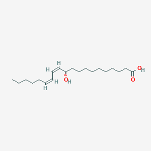 molecular formula C20H36O3 B12342115 11S-hydroxy-12E,14Z-eicosadienoicacid 