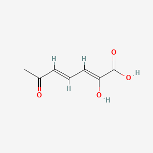 2,4-Heptadienoic acid, 2-hydroxy-6-oxo-