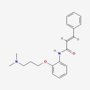 Cinnamanilide, 2'-(3-(dimethylamino)propoxy)-