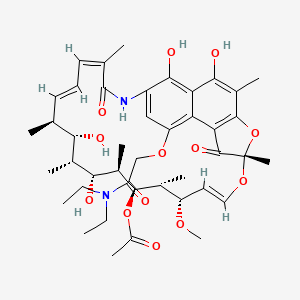 molecular formula C43H58N2O13 B1234245 Rifamide CAS No. 2750-76-7