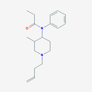N-(1-(3-Butenyl)-3-methyl-4-piperidinyl)-N-phenylpropanamide