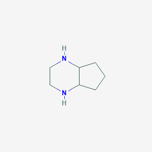 molecular formula C7H14N2 B123427 Octahydro-1H-cyclopenta[b]pyrazine CAS No. 154393-81-4