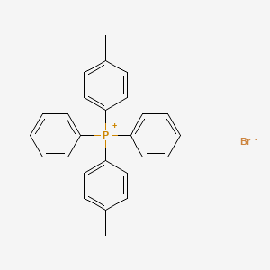 molecular formula C26H24BrP B12343014 bis(4-methylphenyl)-diphenylphosphanium;bromide 