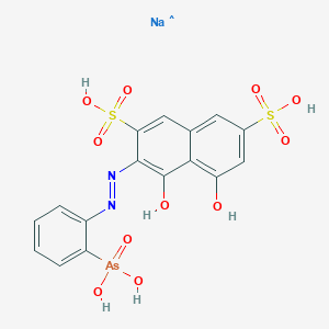 molecular formula C16H13AsN2NaO11S2 B12343155 CID 136446821 