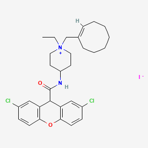 molecular formula C30H37Cl2IN2O2 B1234327 cis-J-113863 CAS No. 202796-41-6