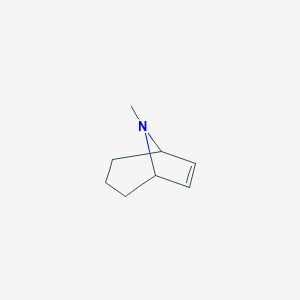 molecular formula C8H13N B123433 8-Methyl-8-azabicyclo[3.2.1]oct-6-ene CAS No. 146309-01-5
