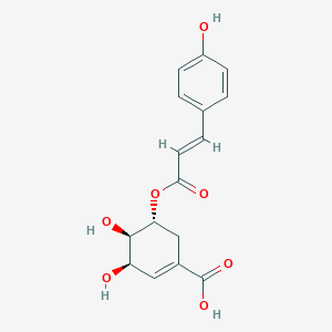 molecular formula C16H16O7 B1234333 4-Coumaroylshikimate 