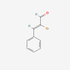 molecular formula C9H7BrO B1234352 alpha-Bromocinnamaldehyde CAS No. 5443-49-2