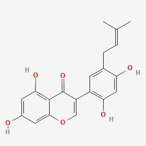 molecular formula C20H18O6 B1234361 Allolicoisoflavone A CAS No. 82448-67-7