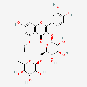molecular formula C29H34O16 B1234363 2-Ethylrutoside CAS No. 36057-92-8