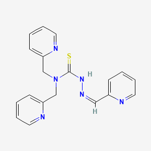 1,1-bis(pyridin-2-ylmethyl)-3-[(Z)-pyridin-2-ylmethylideneamino]thiourea