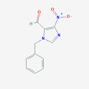 4-Nitro-1-(phenylmethyl)-1H-imidazole-5-carboxaldehyde
