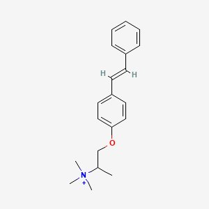 N,N,N-Trimethyl-1-(4-trans-stilbenoxy)-2-propylammonium iodide