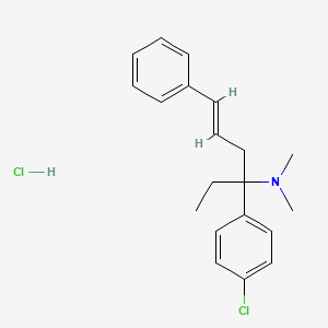 1-(4-Chlorophenyl)-N,N-dimethyl-1-ethyl-(4-phenyl)but-3-en-1-ylamine