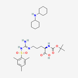 molecular formula C32H55N5O6S B12343870 Boc-D-Arg(Mts)-OHCHA 