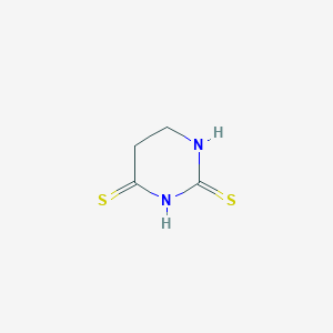 molecular formula C4H6N2S2 B12343893 Dihydropyrimidine-2,4(1H,3H)-dithione CAS No. 4874-19-5