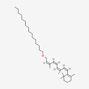 molecular formula C36H62O B1234395 Retinyl hexadecyl ether CAS No. 85563-59-3