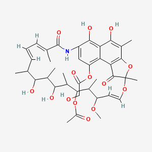 molecular formula C39H49NO14 B1234396 Rifamycin L CAS No. 26117-02-2