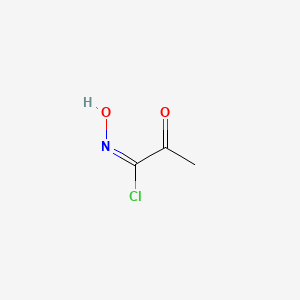 molecular formula C3H4ClNO2 B1234407 1-Chloro-1-(hydroxyimino)-2-propanone CAS No. 5471-68-1