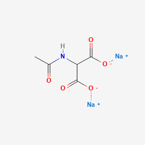 molecular formula C5H5NNa2O5 B12344313 Acetamidomalonic acid (disodium salt) 