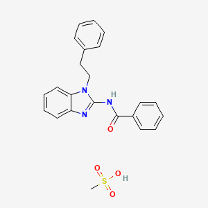 molecular formula C23H23N3O4S B1234457 GW438014A 