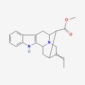 Methyl 15-ethylidene-3,17-diazapentacyclo[12.3.1.02,10.04,9.012,17]octadeca-2(10),4,6,8-tetraene-13-carboxylate