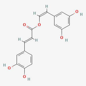 molecular formula C17H14O6 B1234486 Nepetoidin A 