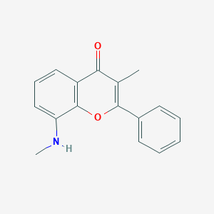 3-Methyl-8-(methylamino)-2-phenylchromen-4-one