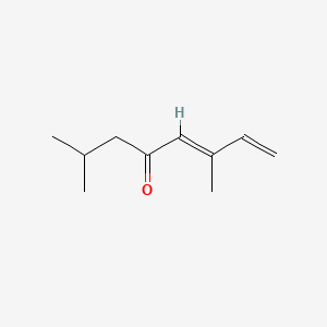molecular formula C10H16O B1234490 (E)-2,6-Dimethylocta-5,7-dien-4-one CAS No. 6752-80-3