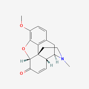 molecular formula C18H19NO3 B1234495 Codeinone CAS No. 467-13-0