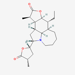 molecular formula C22H33NO4 B1234503 Tuberostemonine N 