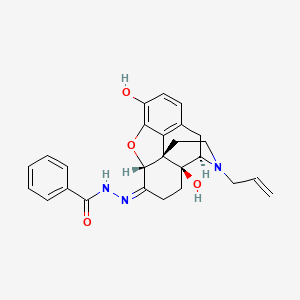 molecular formula C26H27N3O4 B1234514 Nalbzoh 