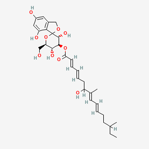 molecular formula C31H42O10 B1234519 Papulacandins CAS No. 61036-45-1