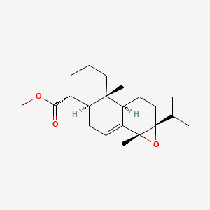 molecular formula C21H32O3 B1234521 Methyl 13,14-epoxyabietate CAS No. 55154-40-0