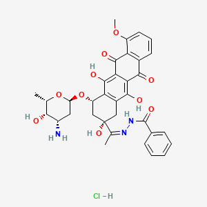 molecular formula C34H36ClN3O10 B1234536 N1,N1,N2,N2-Tetrakis(2-aminoethyl)-1,2-ethanediamine 