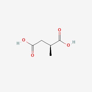 molecular formula C5H8O4 B1234538 (S)-(-)-Methylsuccinic acid CAS No. 2174-58-5