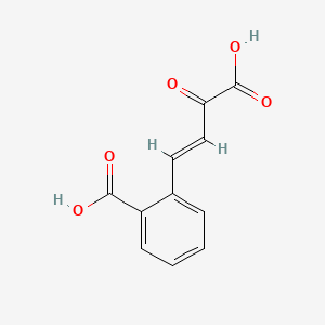 molecular formula C11H8O5 B1234545 2'-Carboxybenzalpyruvate CAS No. 85896-59-9