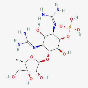 Dihydrostreptosyl streptidine 6-phosphate