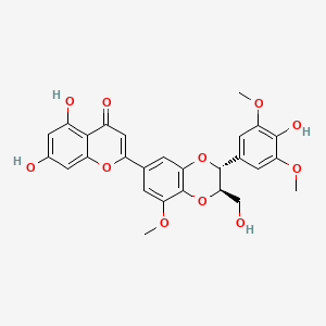 molecular formula C27H24O11 B1234563 帕尔司他汀 