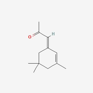 molecular formula C12H18O B1234569 1-(3,5,5-Trimethyl-2-cyclohexen-1-ylidene)acetone CAS No. 3211-80-1
