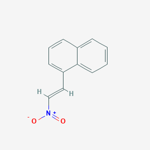 molecular formula C12H9NO2 B1234571 1-(2-Nitrovinyl)naphthalene CAS No. 4735-49-3