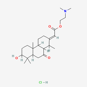 molecular formula C24H40ClNO4 B1234590 Cassaine hydrochloride CAS No. 33445-03-3