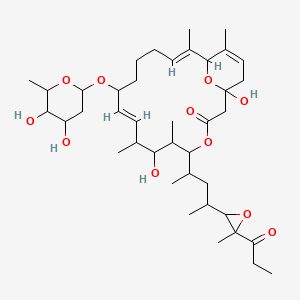 molecular formula C40H64O11 B1234593 3'-O-Decarbamoylirumamycin 