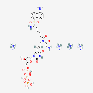 5-(Dansylglycyl-6-aminohexanoylaminoprop-1-enyl)-2'-deoxyuridine 5'-triphosphate