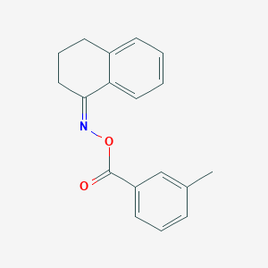 [(Z)-3,4-dihydro-2H-naphthalen-1-ylideneamino] 3-methylbenzoate