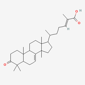 molecular formula C30H46O3 B1234640 Masticadienonic acid CAS No. 514-49-8